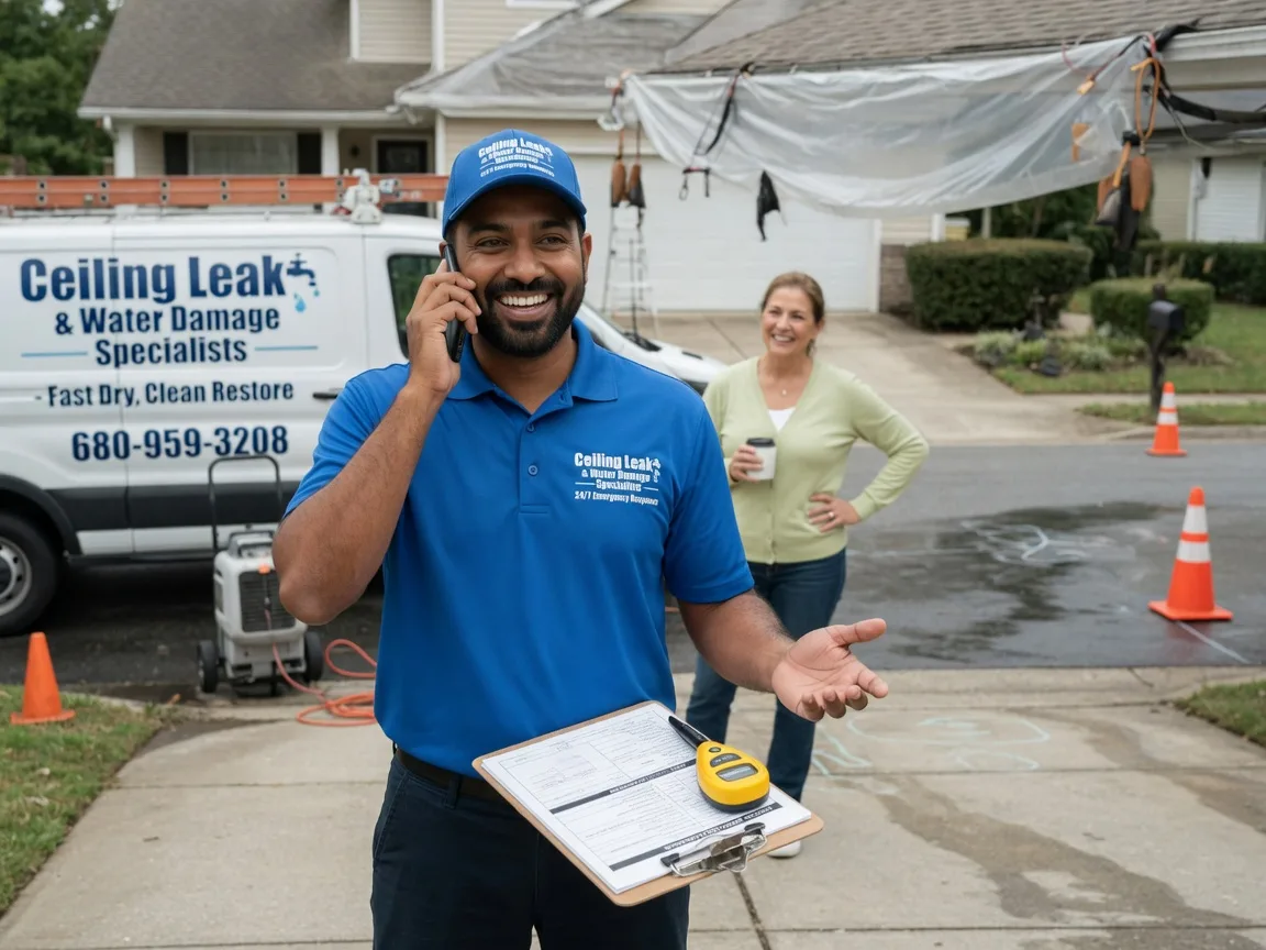 Ceiling Leak Cleanup Davenport, VA FAQs